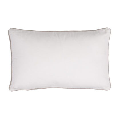 20x12" Linen, Chevron Decorative Pillow, Ivory/sil - Decor Addict, LLC