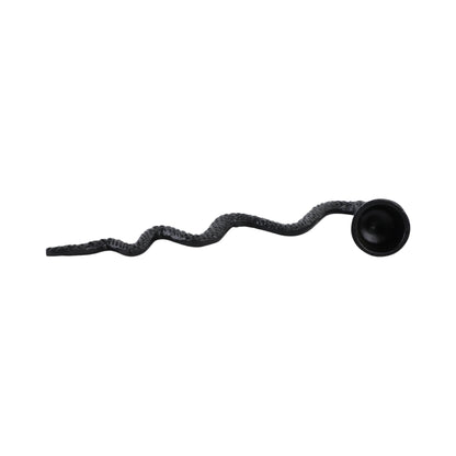 11 in. Black Metal Snake Candle Snuffer - Decor Addict, LLC