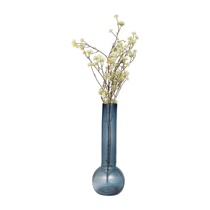 Glass, 20" Vase Blue - Decor Addict, LLC