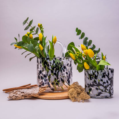 UK: Dalmatian Handbag Vase: Large - Decor Addict, LLC