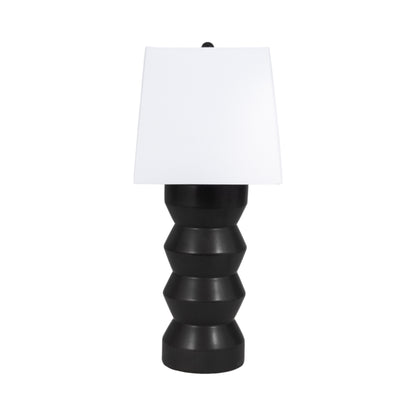 28" Totem Table Lamp, Black - Decor Addict, LLC