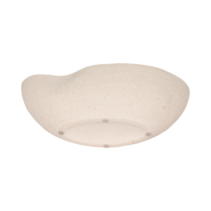 13" Reactive Curvy Oval Bowl, Blue/white - Decor Addict, LLC