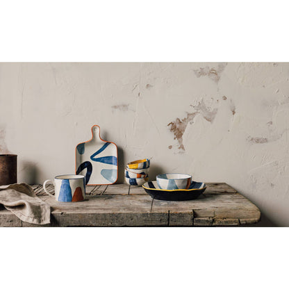 Canvas Stamped Tapas Plate - Decor Addict, LLC