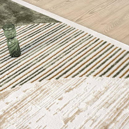 Abani Rugs Ivy Mid-Century Green Arch Area Rug: 2' x 3' - Decor Addict, LLC