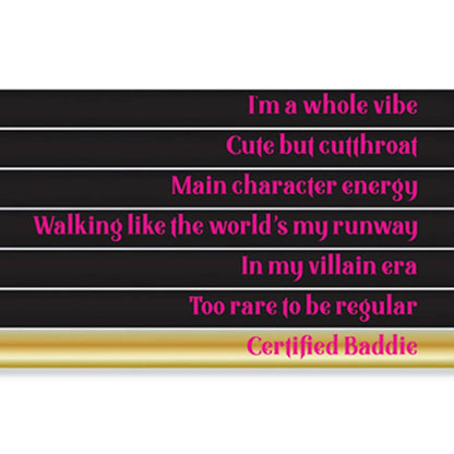 CERTIFIED BADDIE PENCIL SET - Decor Addict, LLC