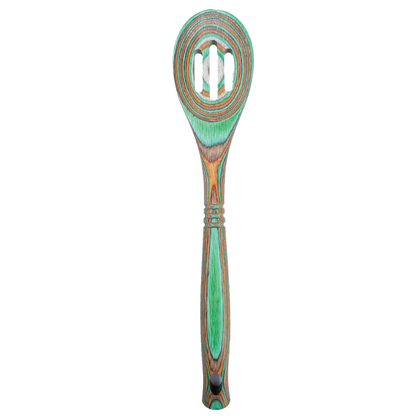12" Mint Pakka Slotted Spoon