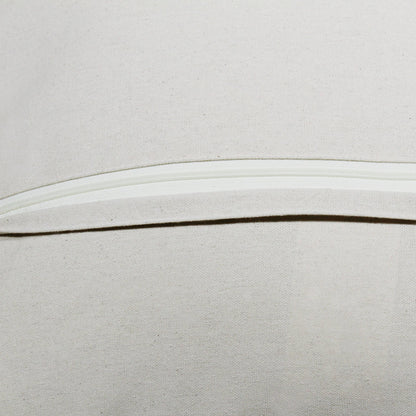 Going Green Striped Handwoven Throw Pillow: Green/White / 14" x 36" / Poly Filled - Decor Addict, LLC