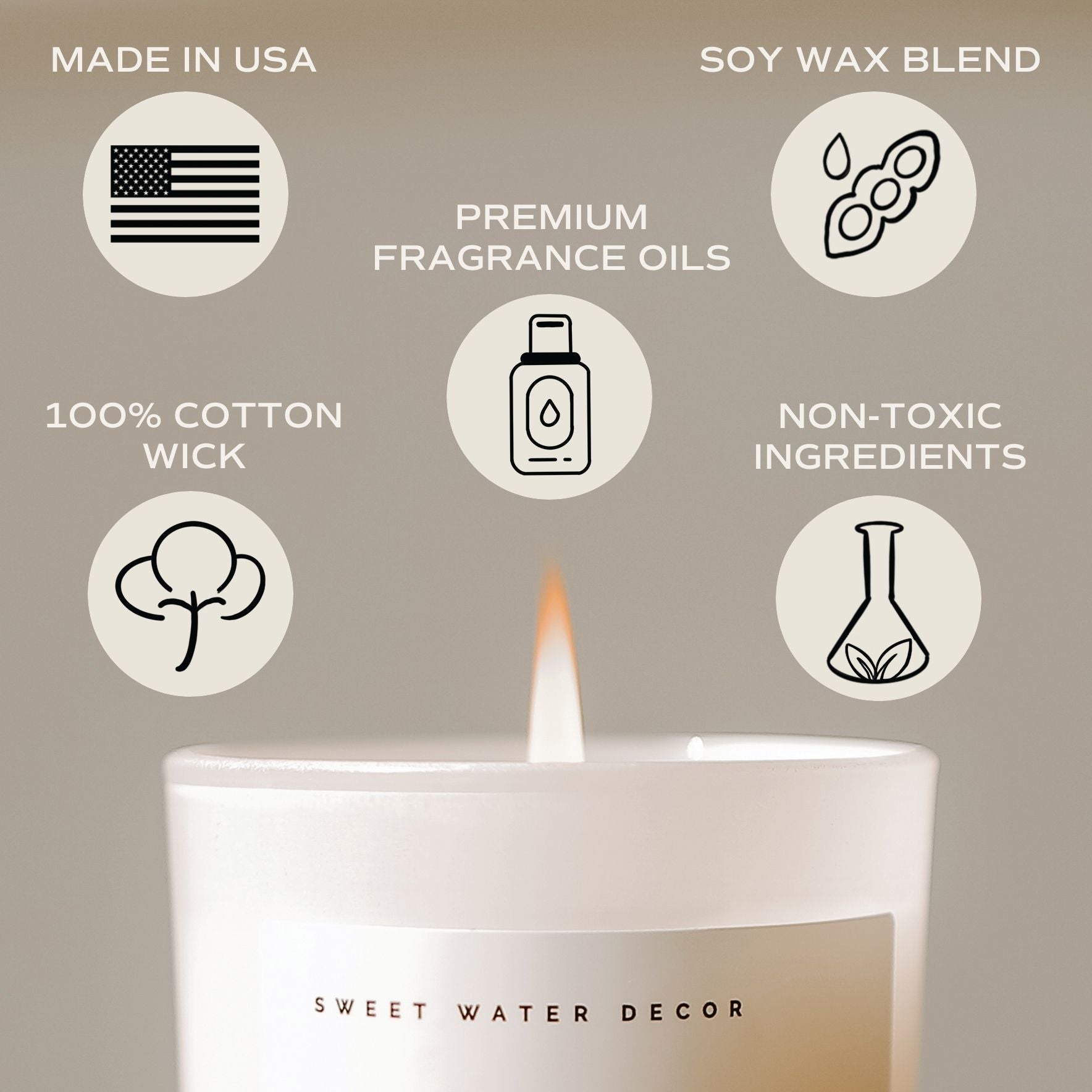 Fresh Coffee Soy Candle - White Jar - 11 oz - Decor Addict, LLC
