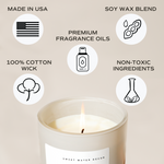 Cashmere and Vanilla Soy Candle - Tan Matte Jar - 15 oz