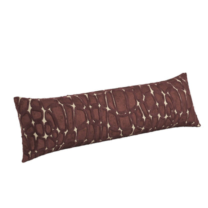 Atlantic Lumbar Pillow: Brown / 12" x 18" - Decor Addict, LLC