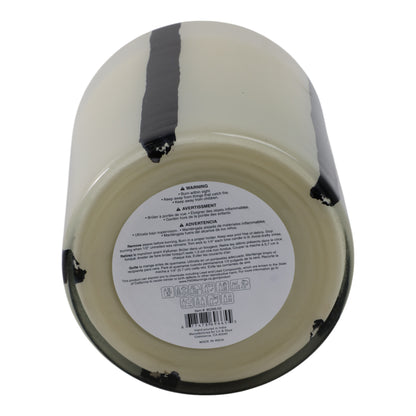 7x9" 105 Oz Red Currant & Oak  Candle, White/black - Decor Addict, LLC