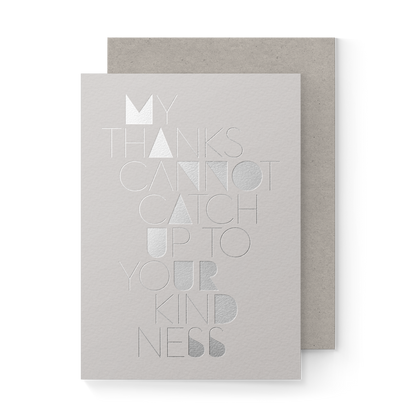 My Thanks A6 Folded Card - Decor Addict, LLC