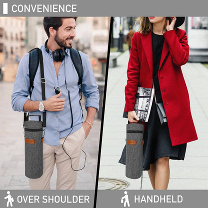 1 Bottle Wine Carrier Bag: Black / 1 Bottle - Decor Addict, LLC