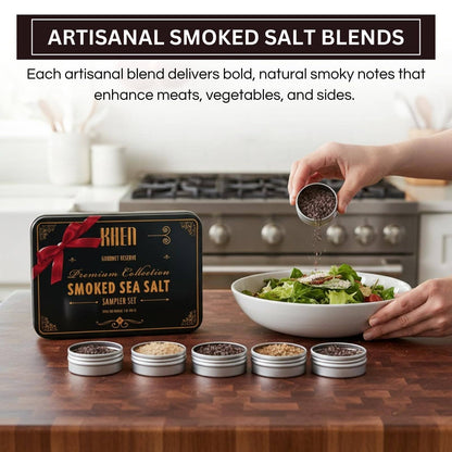 Smoked Sea Salt Sampler Set – 5 Gourmet Varieties - Decor Addict, LLC