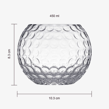 Golf Ball Whiskey Glass | Set of 2 | 450 mL - Decor Addict, LLC