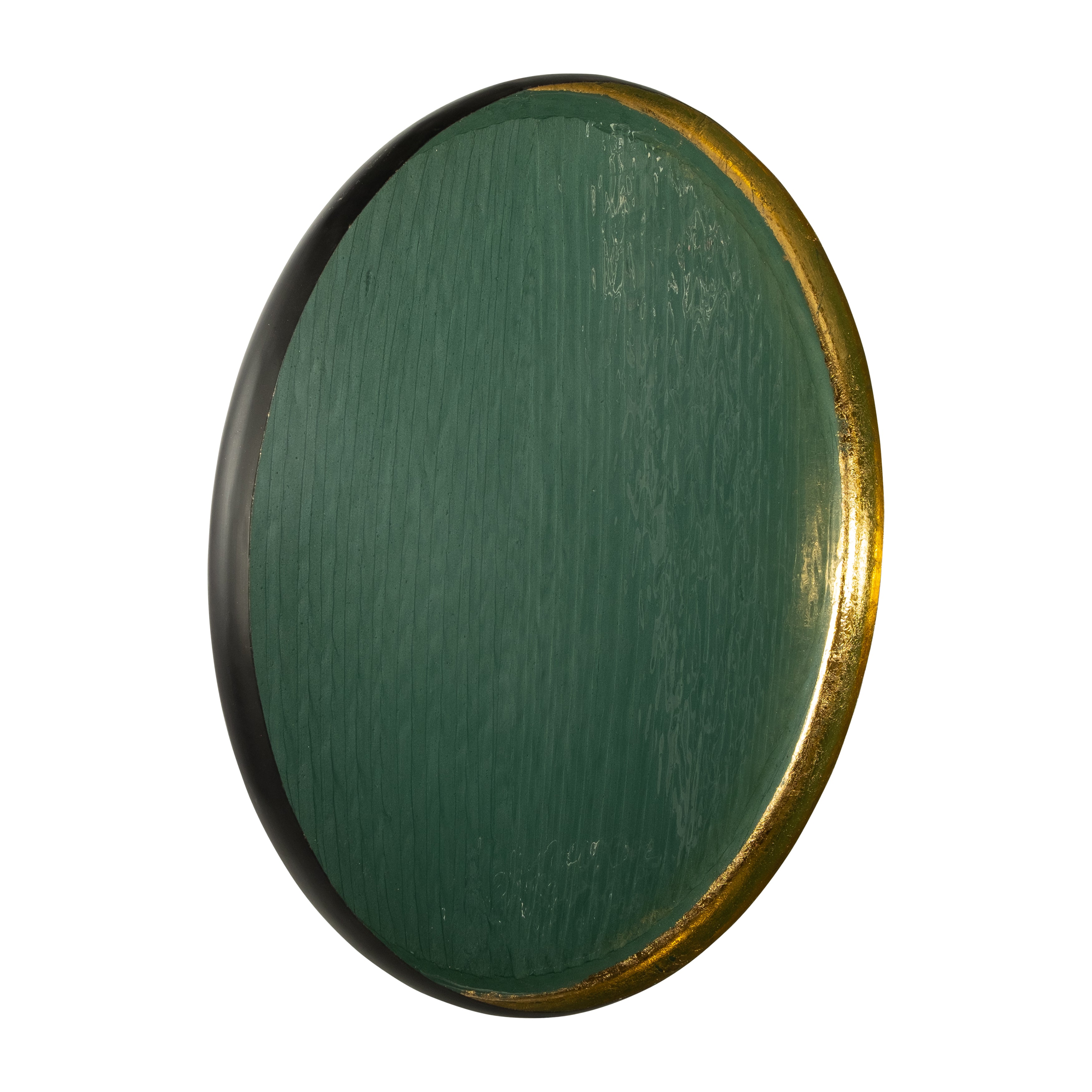 Iron, 29"circle Wall Deco,blue - Decor Addict, LLC