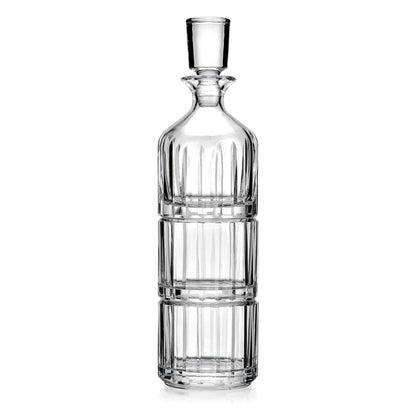Parallels Stacking Decanter - Decor Addict, LLC