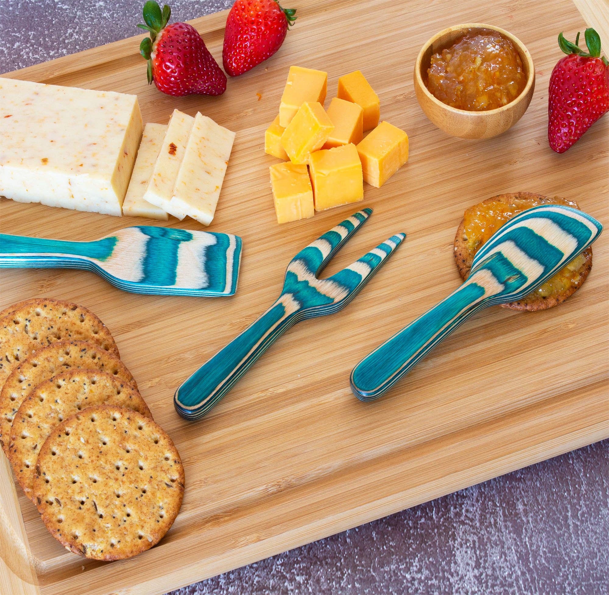 Baltique® Mykonos Collection 3-Piece Cheese Tool Set - Decor Addict, LLC