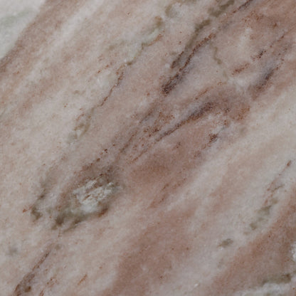 12x4" Torronto Marble Cake Stand, Brown/Ivory - Decor Addict, LLC