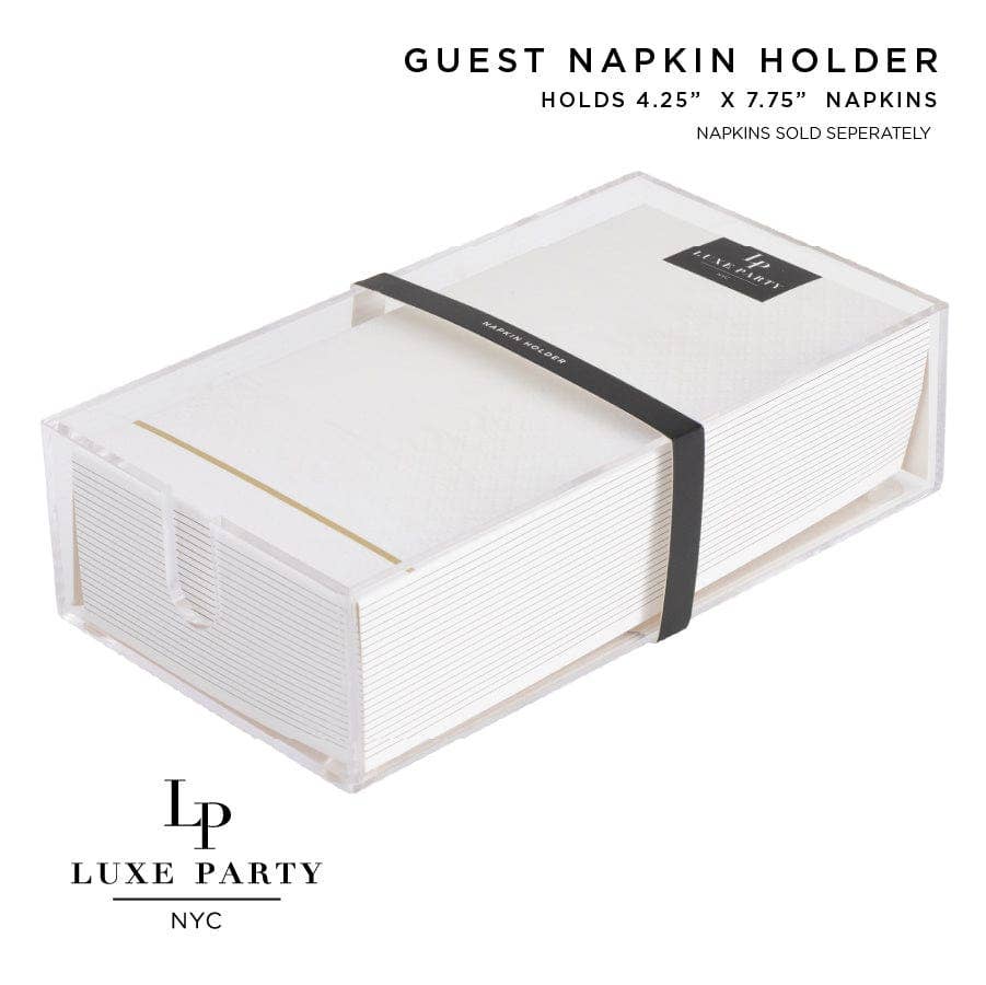 Acrylic Guest Napkin Holders - Thumbnail 3