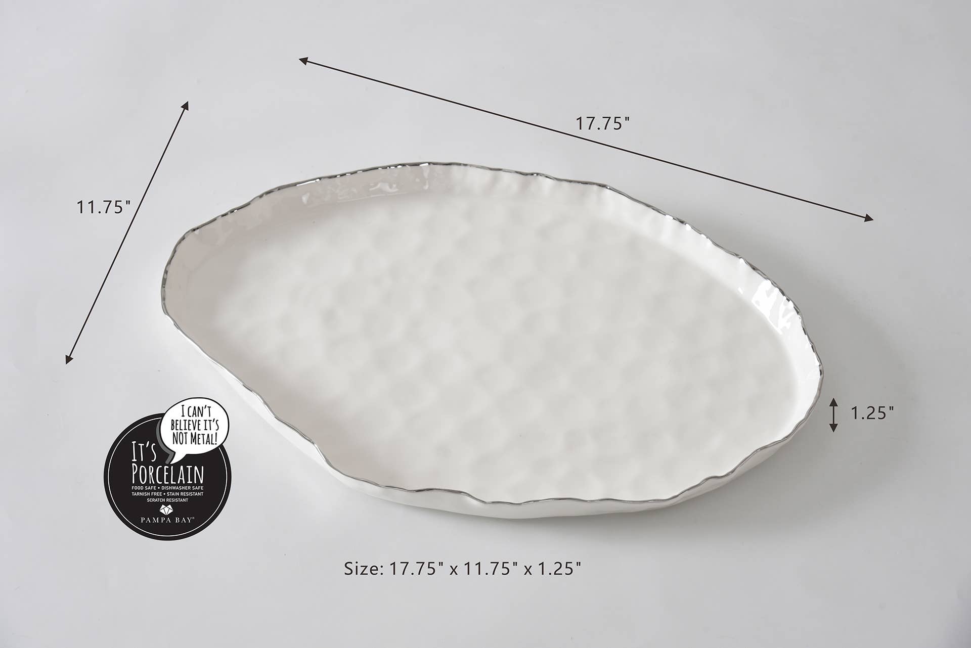 Large Oval Platter - Decor Addict, LLC