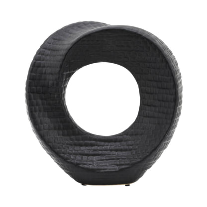 8" Textured Table Top Deco, Black - Decor Addict, LLC