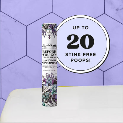Poo~Pourri Lavender Peppermint 10mL Travel Size - Decor Addict, LLC
