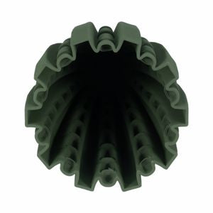 15" Lakeland 3D-Printed Vase, Green