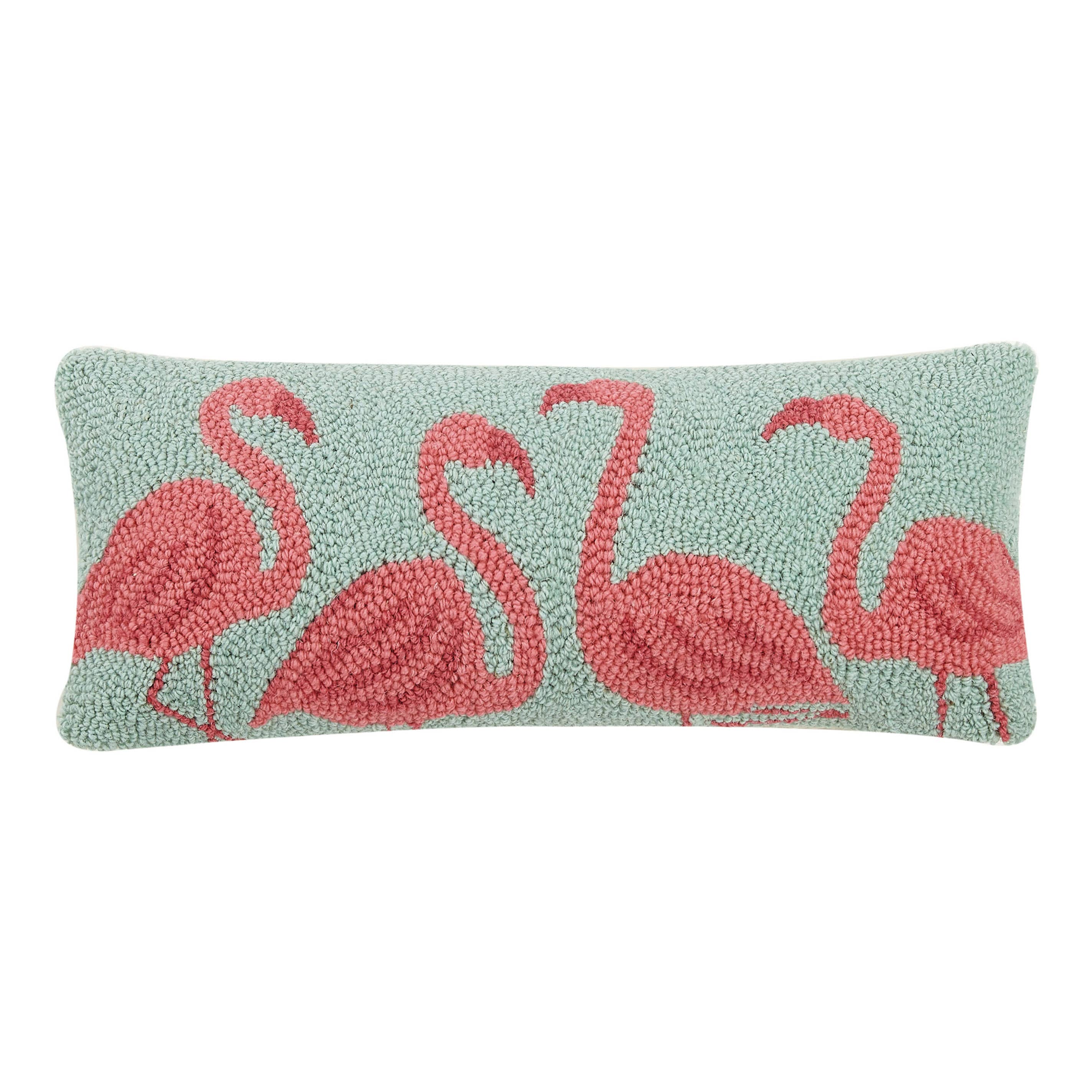 Flamingo Beach Hook Pillow - Decor Addict, LLC