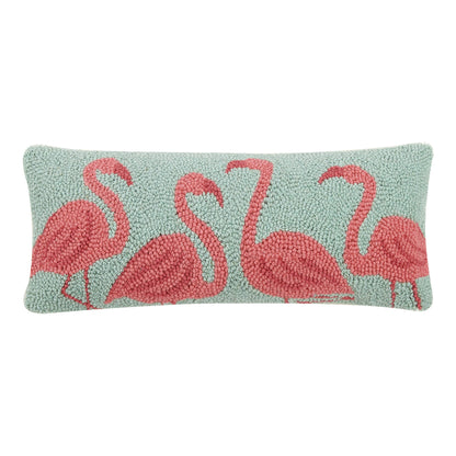 Flamingo Beach Hook Pillow - Decor Addict, LLC