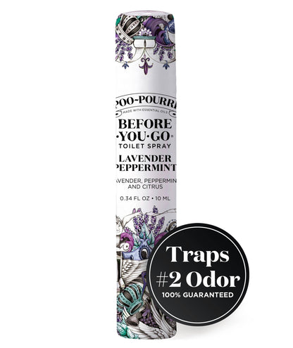 Poo~Pourri Lavender Peppermint 10mL Travel Size - Decor Addict, LLC