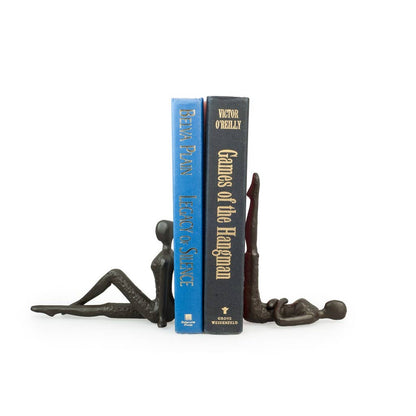 Ladies Stretching Metal Bookend Set - Decor Addict, LLC