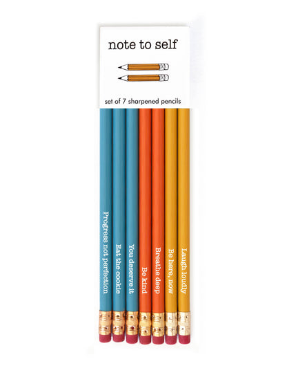 NOTE TO SELF PENCIL SET - Decor Addict, LLC