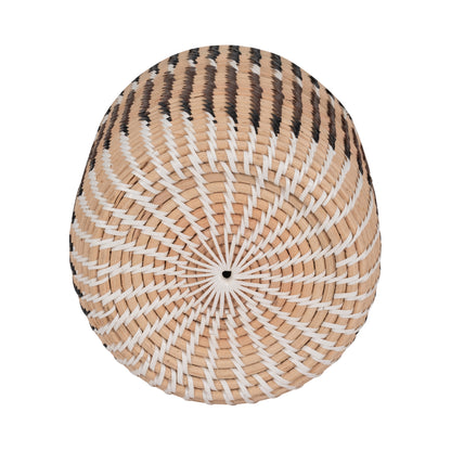 Rattan, 13"h Woven Vase, Multi - Decor Addict, LLC