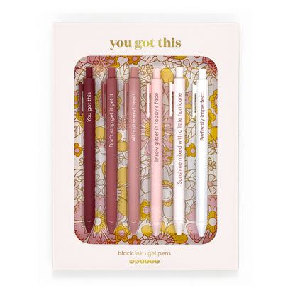 YOU GOT THIS - QUOTABLE GEL PEN SET - Decor Addict, LLC