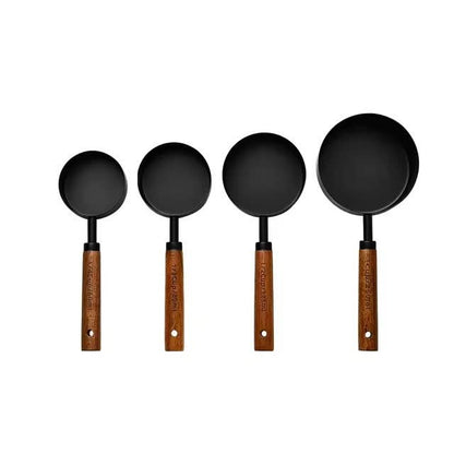 Black Stainless Steel Measuring spoons - Decor Addict, LLC