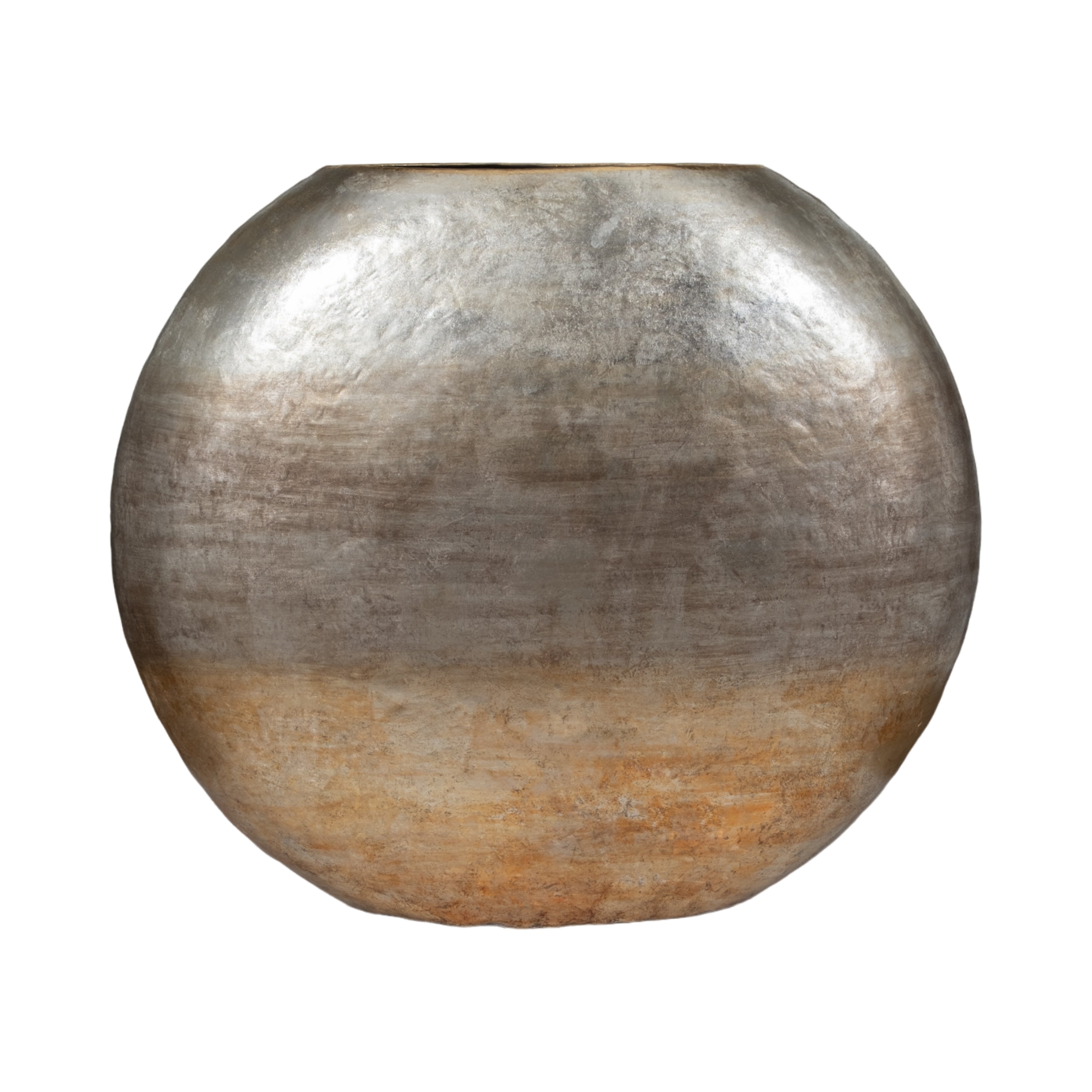 63" Oversized Round Metallic Ombre Vase, Multi - Decor Addict, LLC