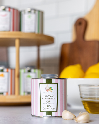 Garlic EVOO Tin 100ml by Frantoio Galantino - Decor Addict, LLC