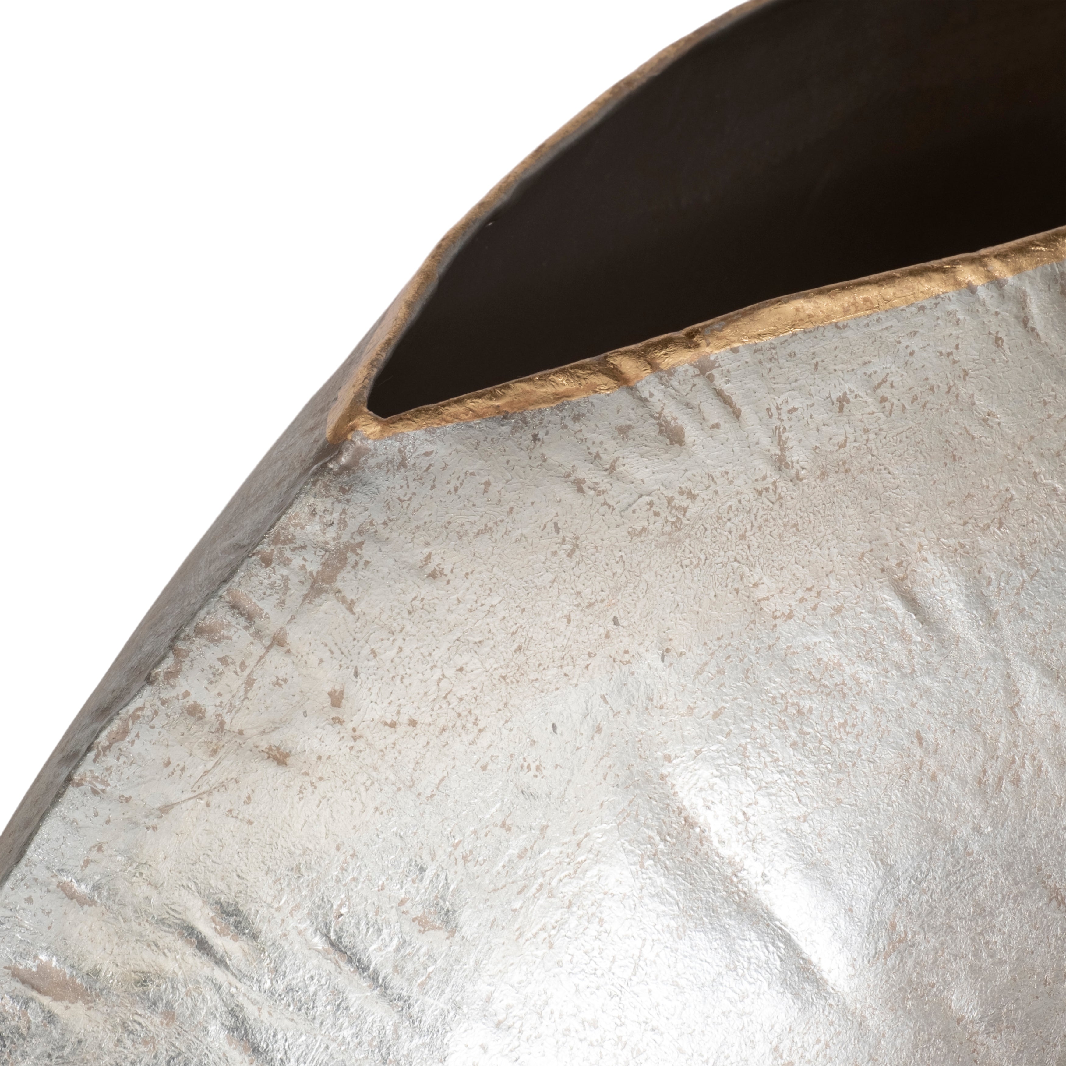 47" Oversized Round Metallic Ombre Vase, Multi - Decor Addict, LLC