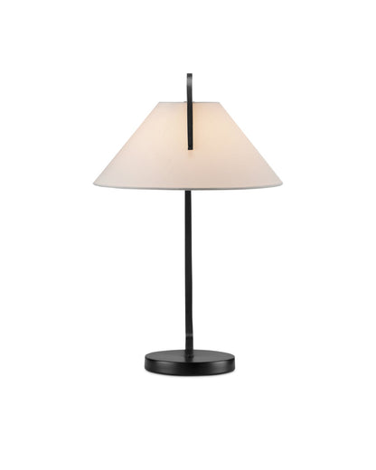 Frey Black Desk Lamp by Currey & Company
