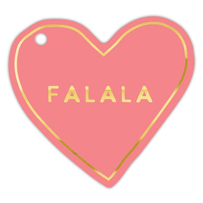 Gift Tag Book - Die-Cut Hearts: Material - Decor Addict, LLC