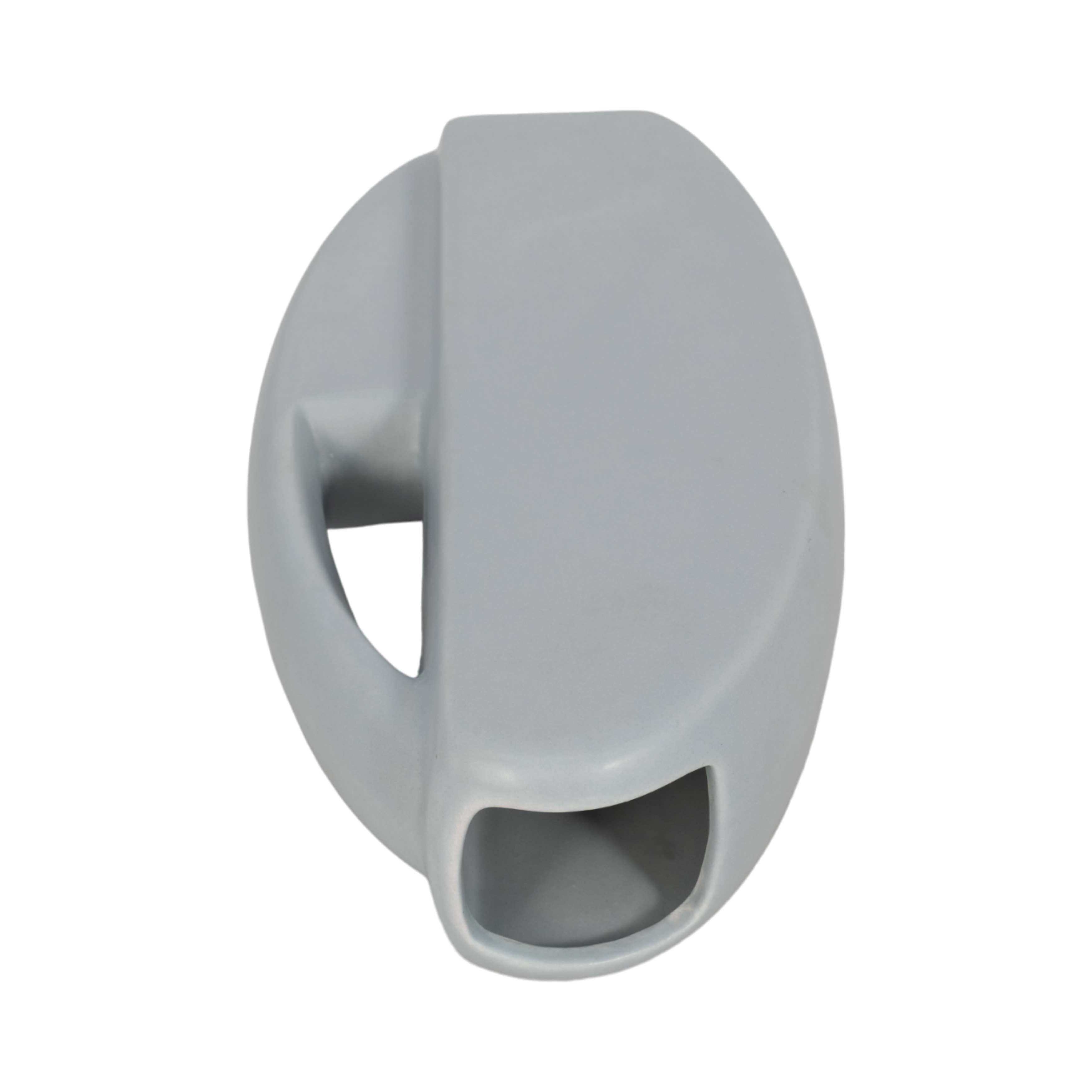 Gray 12 in. Ceramic Novelty Solid Garden Watering Can - Decor Addict, LLC