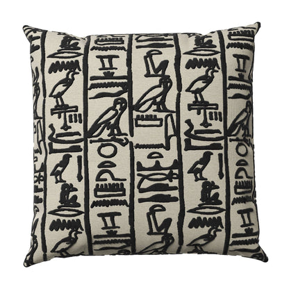 Ramesses Throw Pillow: Tan / 26" x 26" - Decor Addict, LLC
