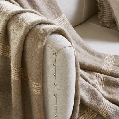 Soho Faux Mohair Throw Blanket I 50"x 70" I Chocolate: Chocolate Pecan - Decor Addict, LLC