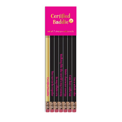 CERTIFIED BADDIE PENCIL SET - Decor Addict, LLC