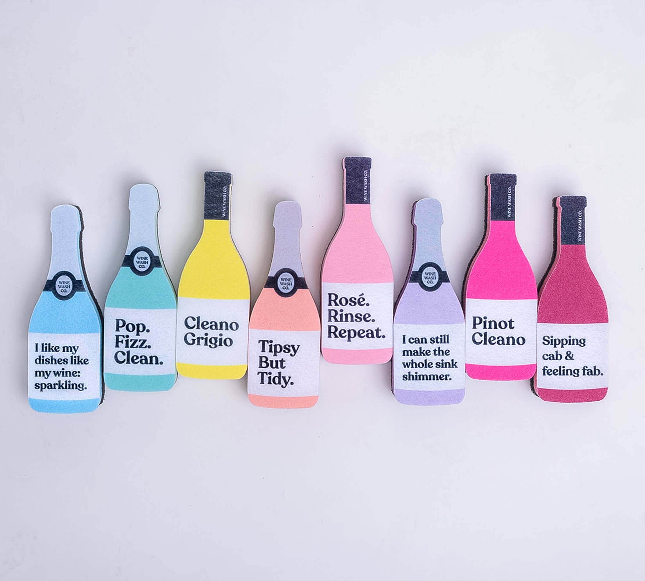 Scrubbly™ Kitchen Sponge: Rosé Rinse Repeat - Decor Addict, LLC