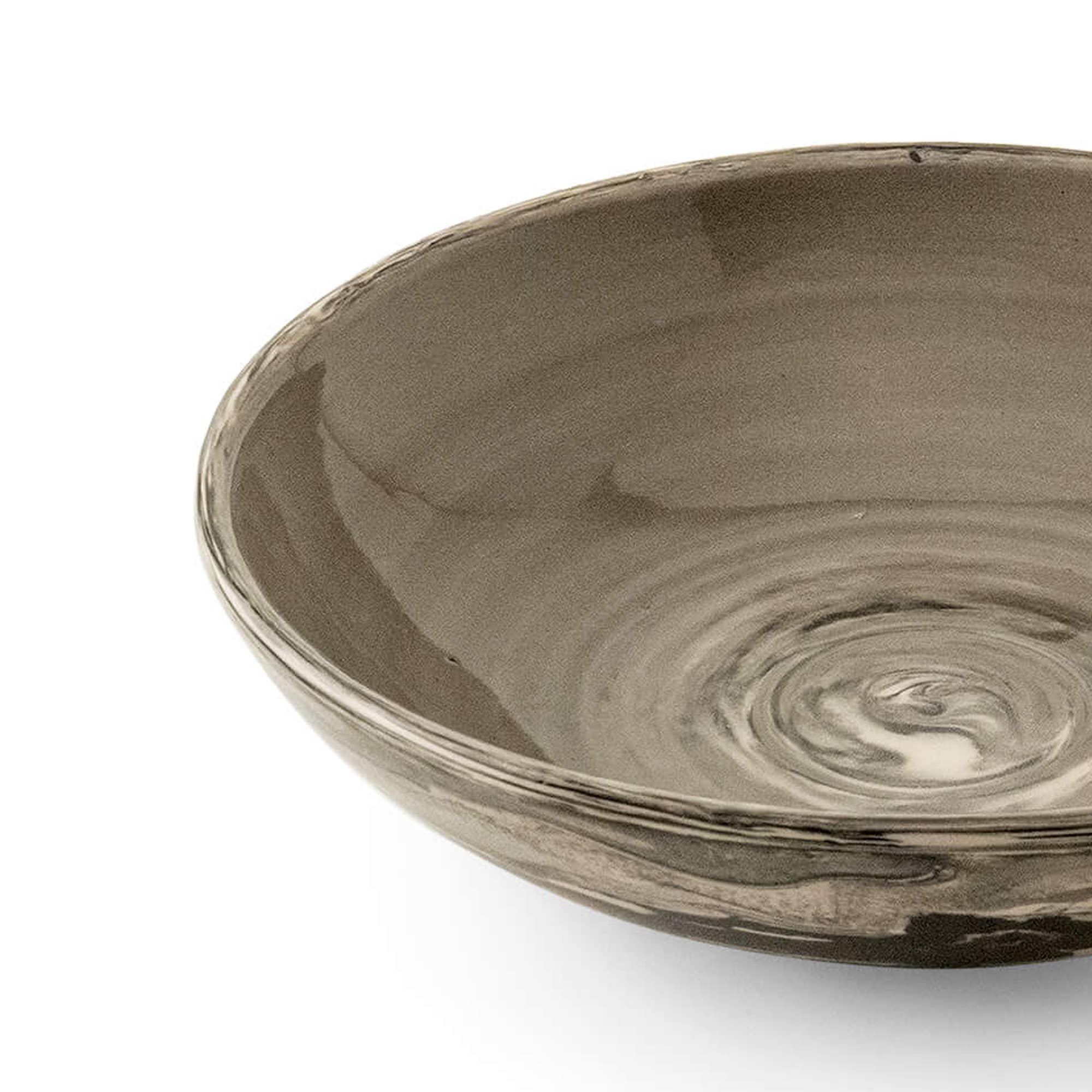 Handcrafted Black Ceramic Serving | Pasta Bowl-13.5 OZ, - Decor Addict, LLC