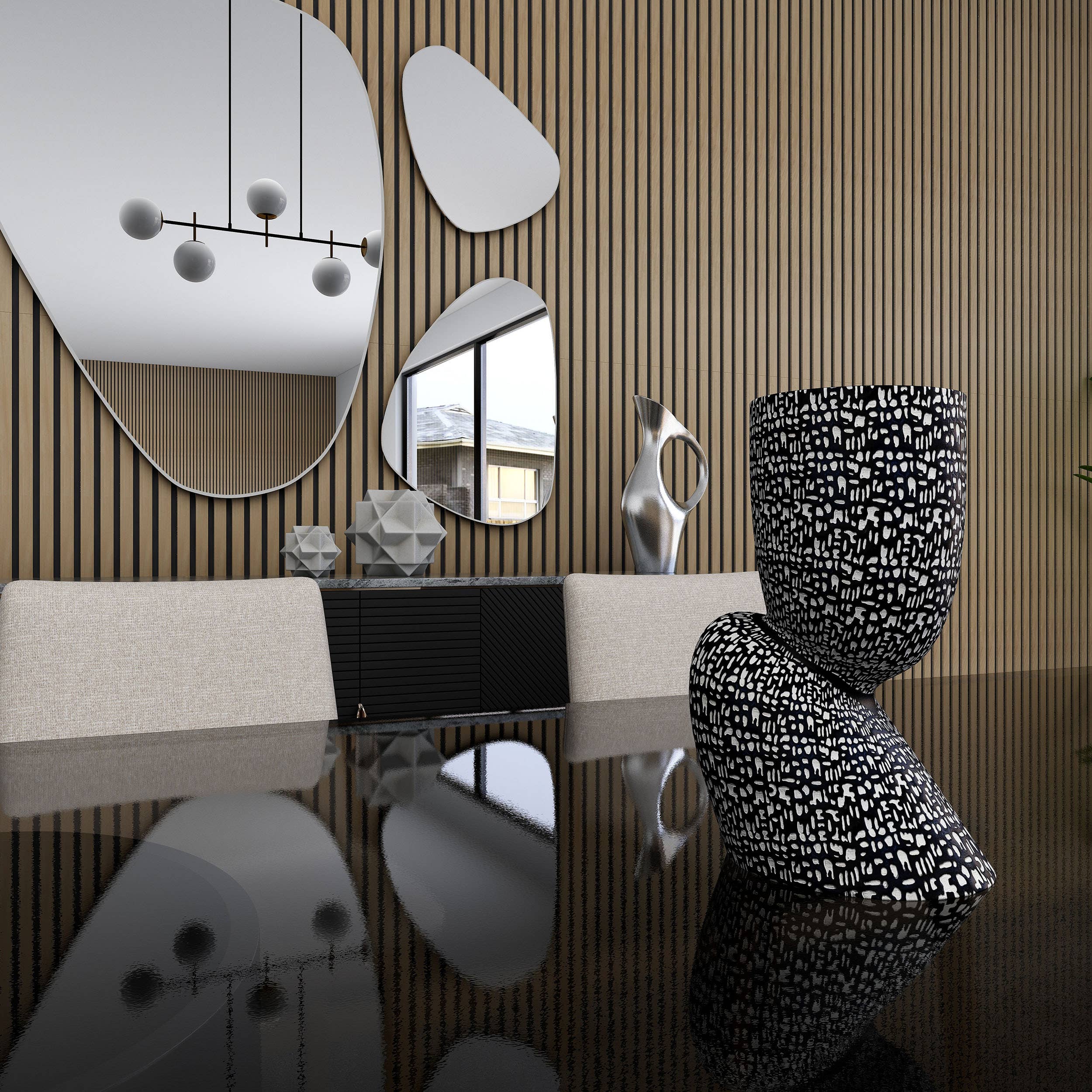 Pharaoh Ceramic Vase - Decor Addict, LLC