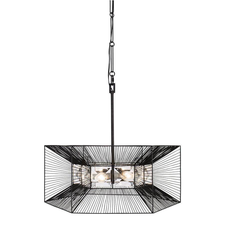 Arcade 6-Light Pendant Light - Carbon - Decor Addict, LLC