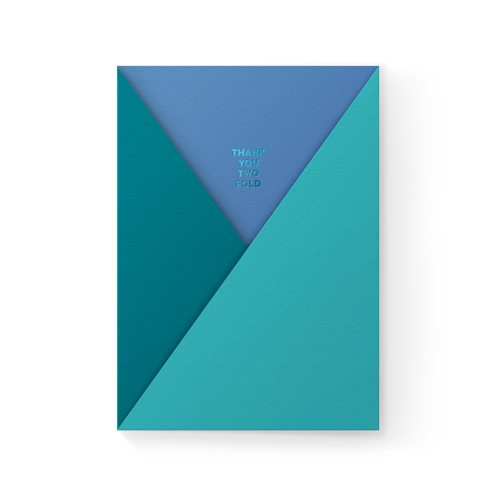 Thank You Twofold A6 Pocket Card - Decor Addict, LLC